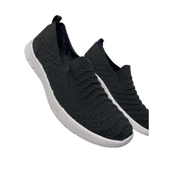 Apana Inhale Women’s Comfy Slip On Black‎ Sneaker Shoes 9 #AF9988 - Picture 2 of 8